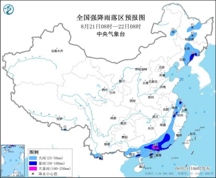 東部地區(qū)大暴雨概率增加 侷地降雨量或達150毫米